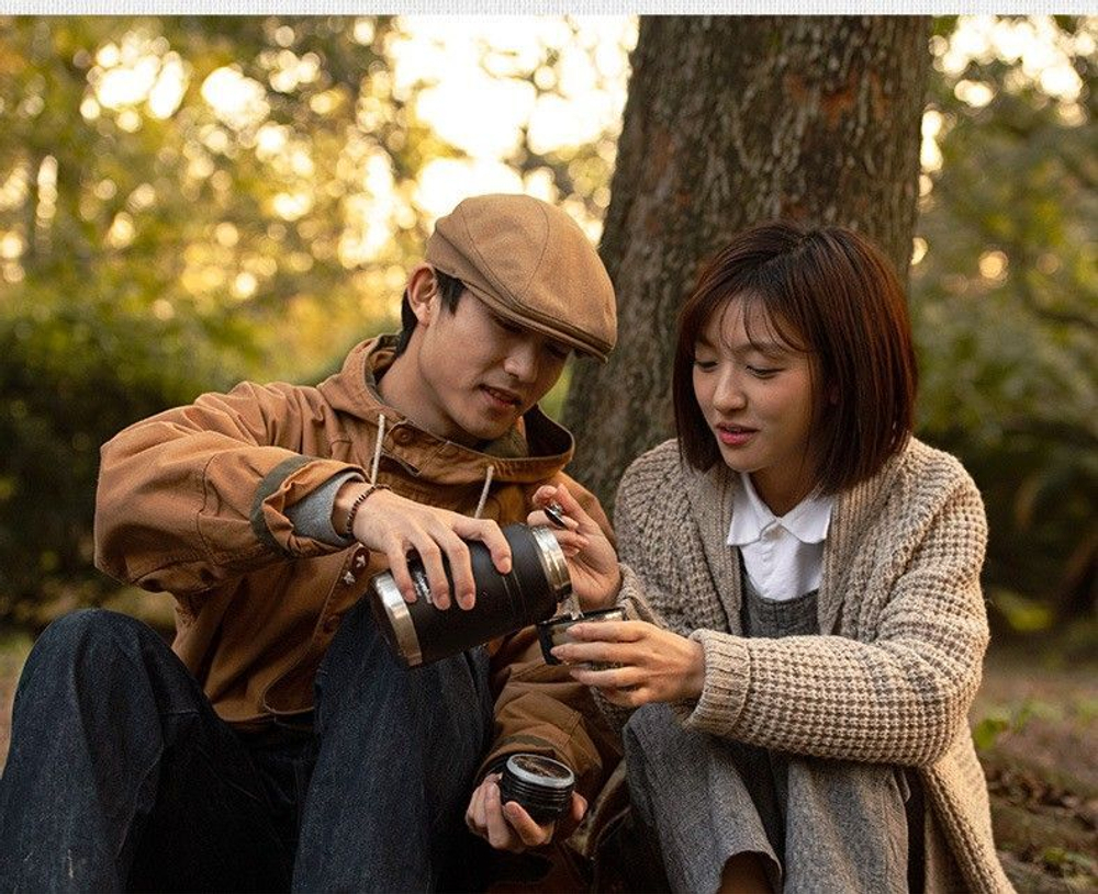 Термос NH20SJ041 750мл (для еды) черный, 6927595767481