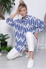 Рубашка Лето (сине-белая) Б10588 LT Collection