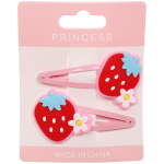 Зажимы для волос детские 2шт «ФРАТТИ БУМ», клубнички, 5.5*1см
