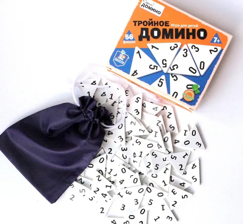 Настольная игра Тройное домино