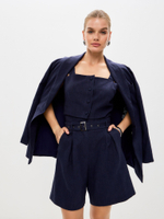 Женские шорты с защипами из крапивы "Тайна глубин"