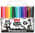 Фломастеры 18цв. "Просто классические" кругл. блистер (Creativiki)