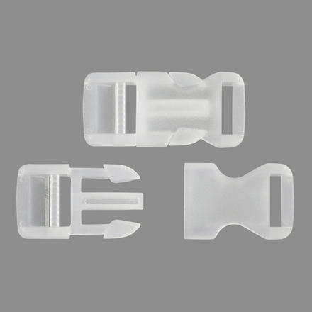 6413/14 Фастекс 13мм, пластик, прозрачный ГР (10013160/120423/3163997, ГРЕЦИЯ)