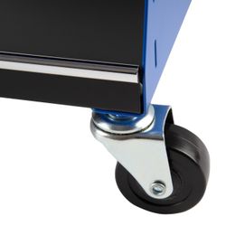 KING TONY (87452C-B) Сиденье на колесах ремонтное с 2-мя полками