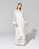 Кардиган с вышивкой ручной работы жемчугом Swarovski