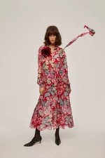 Платье "Бузина", разноцветный