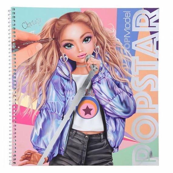 TOPModel POPSTAR Colouring Book