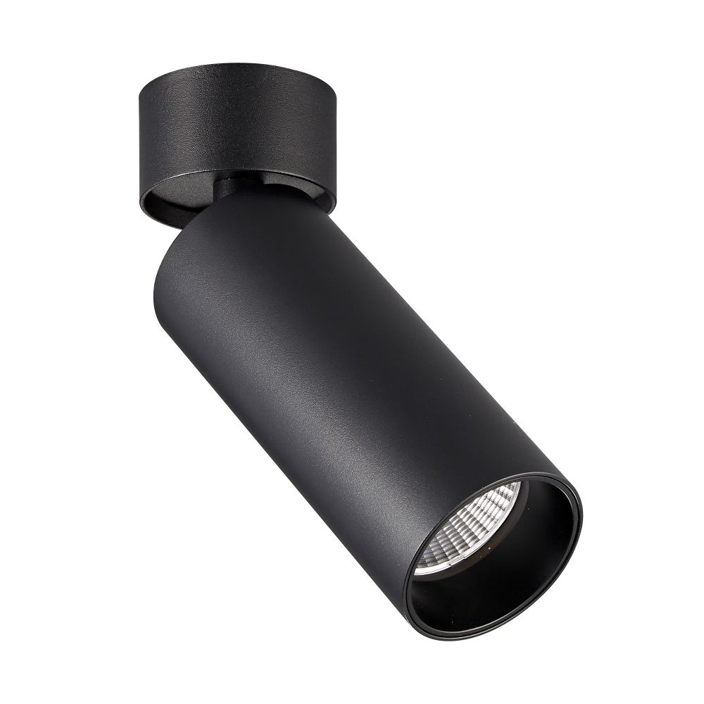 ST171.432.07 Светильник потолочный Черный LED 1*7W 2700K 560Lm Ra&amp;gt;90 60° IP20 D52xH130 220-240VV Накладные светильники