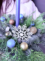 Новогодняя композиция на стол «Волшебная зима»