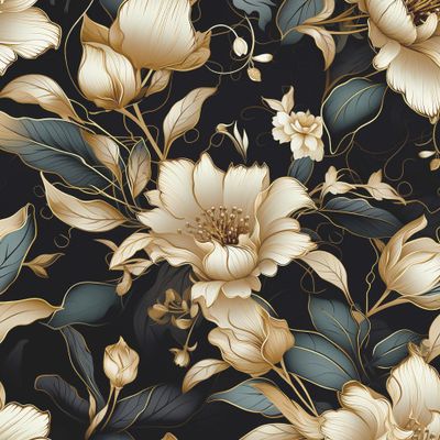 Золотые цветы