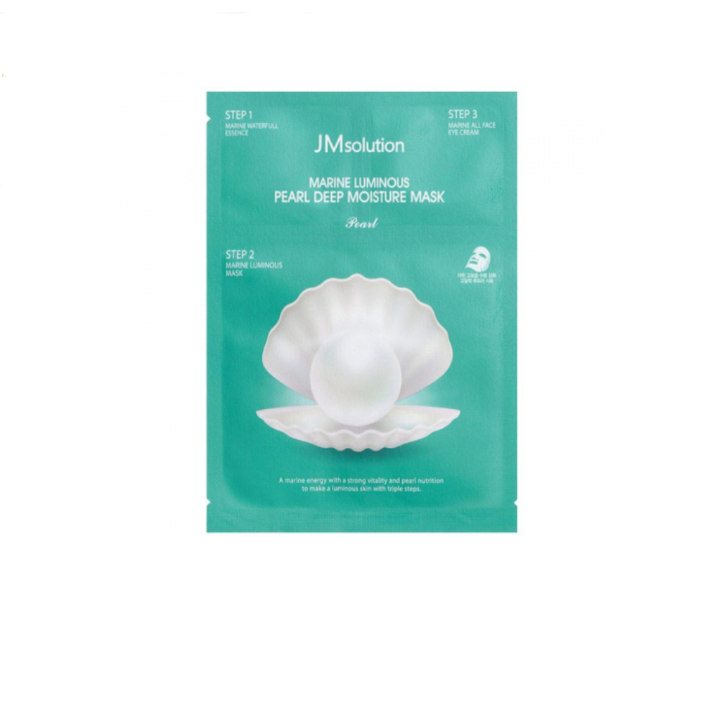 Трёхшаговый увлажняющий набор с жемчугом JMsolution Marine Luminous Pearl Moisture Mask Plus