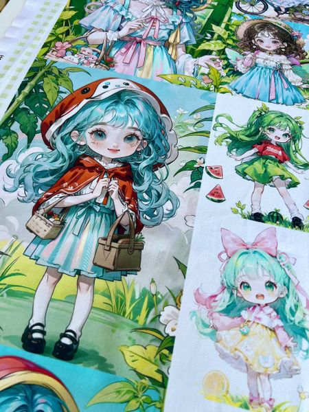 АНИМЭ, КУПОН 59/110 см - 100% хлопок 3