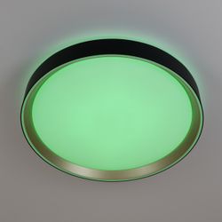 Citilux BOSS CL751351G LED RGB Светильник с пультом Чёрный с Золотом