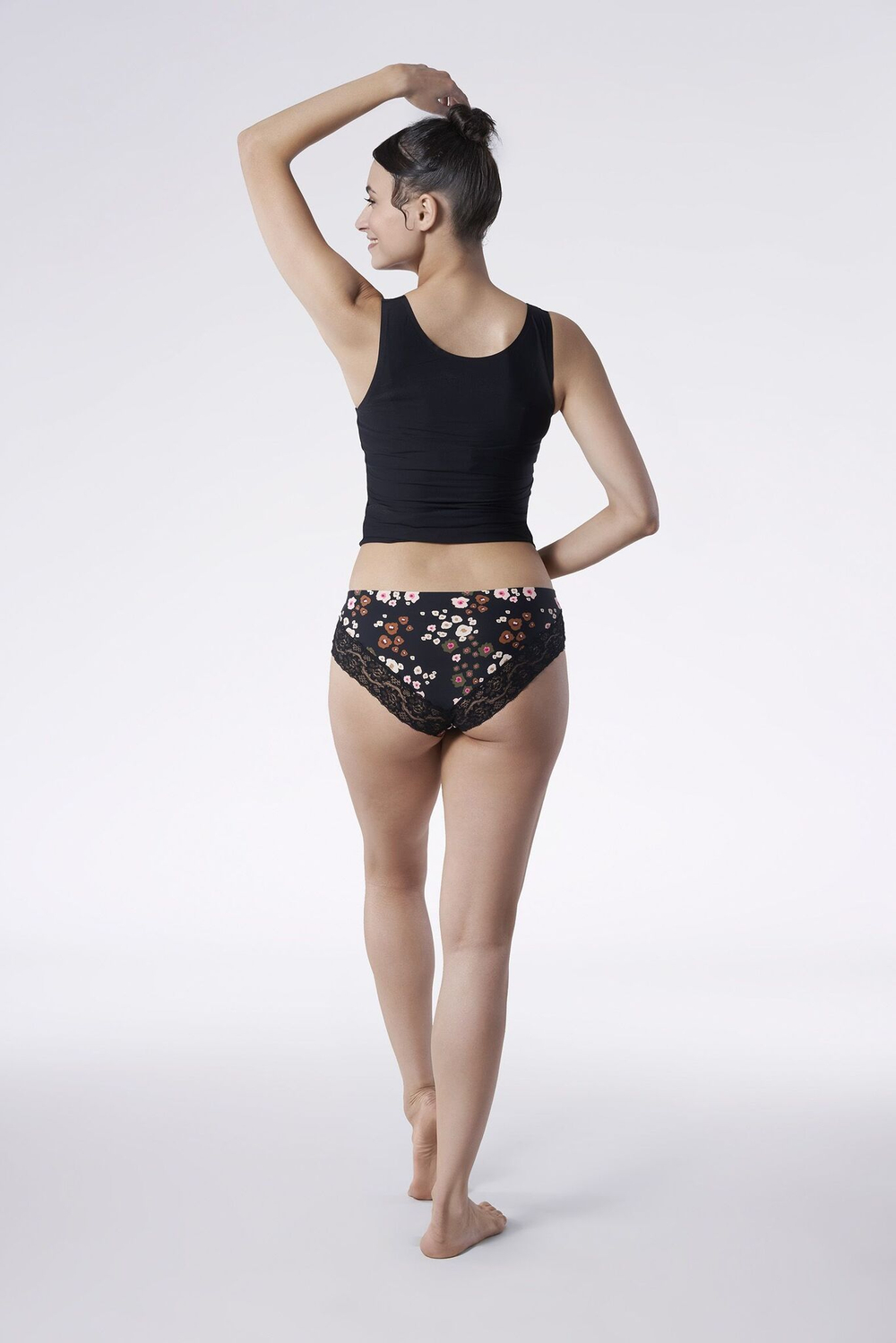 Трусики-слипы Cheekie Peggy Brown (Размер: S) (Цвет: черный)