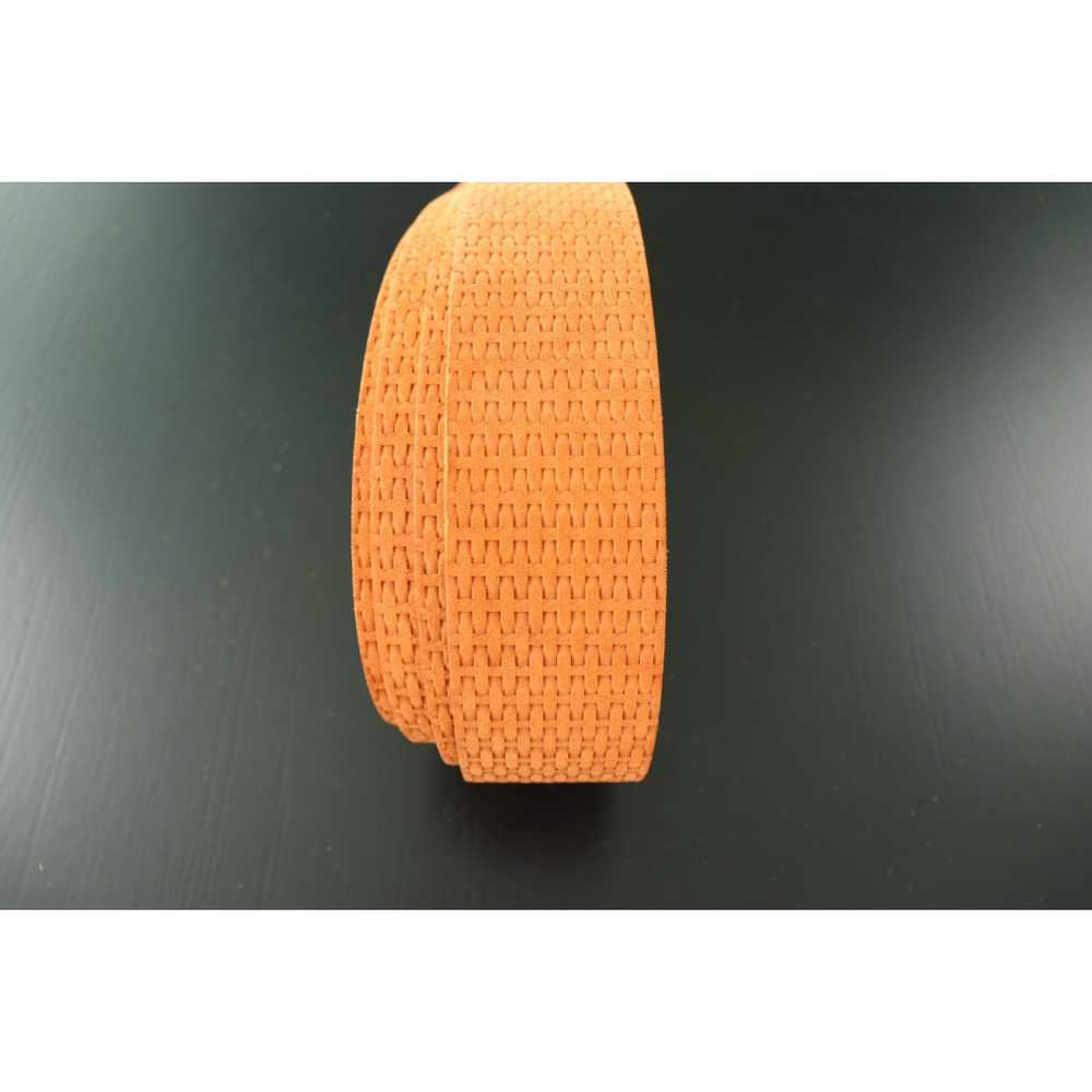 Ременная заготовка Шелк Рыжая + Плита Плетение