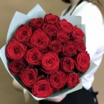 Букет из 21 красной розы (40 см)  в Шарм Эль Шейхе