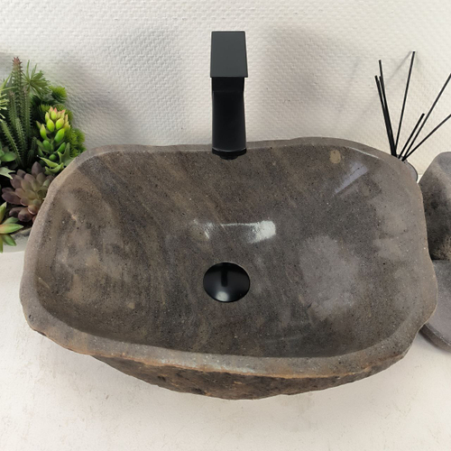 Раковина из речного камня RS-65117 48*35*15 0856