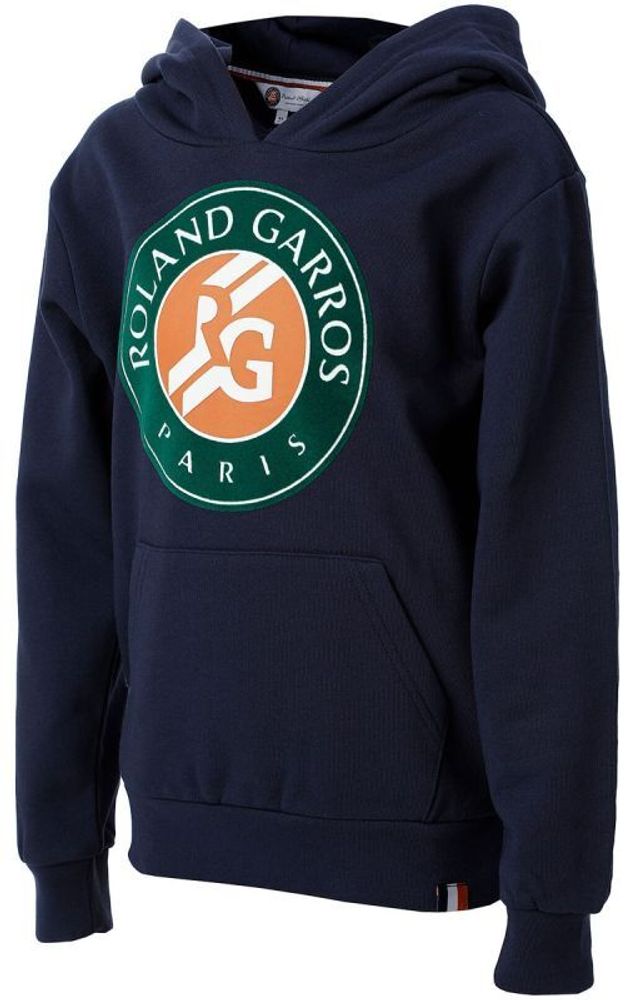 Кофта для мальчика теннисная Roland Garros Sweat Shirt Big Logo K - marine