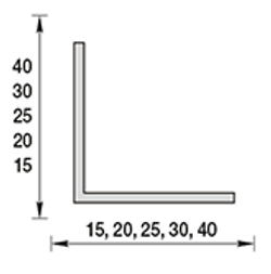 Угол ПВХ 008 Слоновая кость 15х15х2700 мм