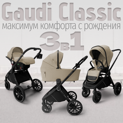 Модульная коляска BubaGO Gaudi 3в1 Classic