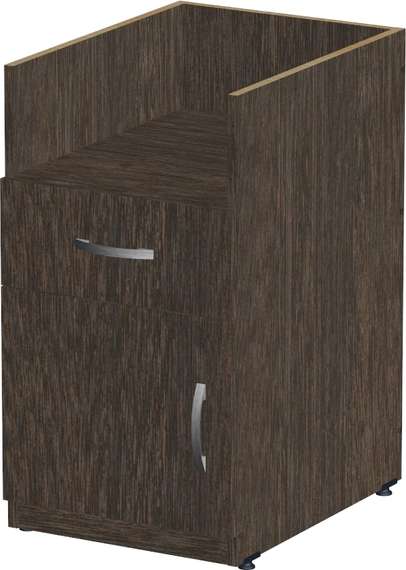 Корпус тумбы приставной 1 ящик