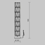 Торшер Maytoni PUNTES MOD043FL-08CH