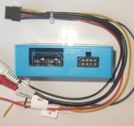 Адаптер штатного аудио-усилителя с оптическим подключением Harman-Kardon (Mercedes-Benz 2000-2005) - Carmedia MOST for fiber optic box5