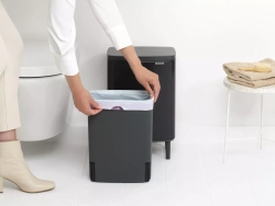 Brabantia - Контейнер для мусора Bo Touch Hi 12л матовый черный / артикул   227226  / GTIN 8710755227226