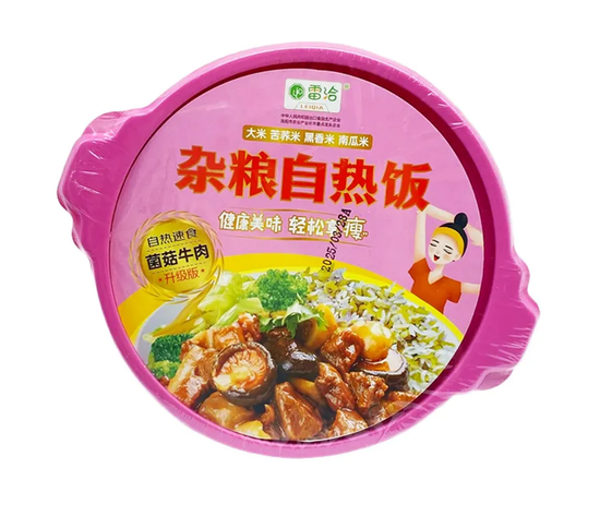 Рис саморазогревающийся со вкусом тушеной курицы LeiQia, 265 г (Китай)