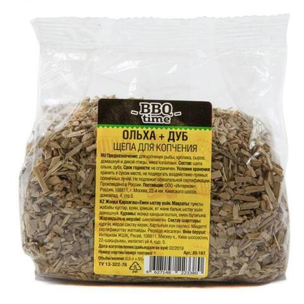 BBQ time Щепа 0,5л Ольха и дуб