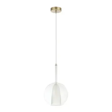 Подвесной светильник 1*E27 A2725SP-1SG золотой/белый/прозрачный Gala Arte Lamp