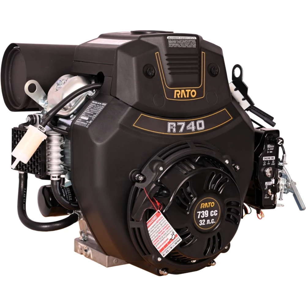 RATO R740 D25,4 E 18A бензиновый двигатель двухцилиндровый 15211