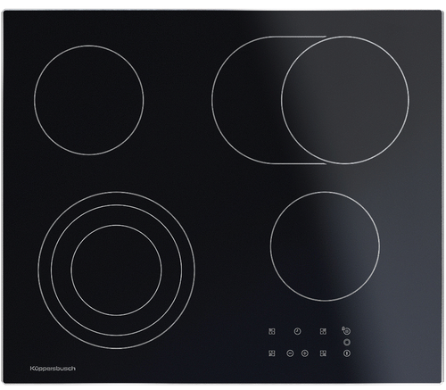 Электрическая варочная панель Kuppersbusch KE 6130.1 SE стальная рамка