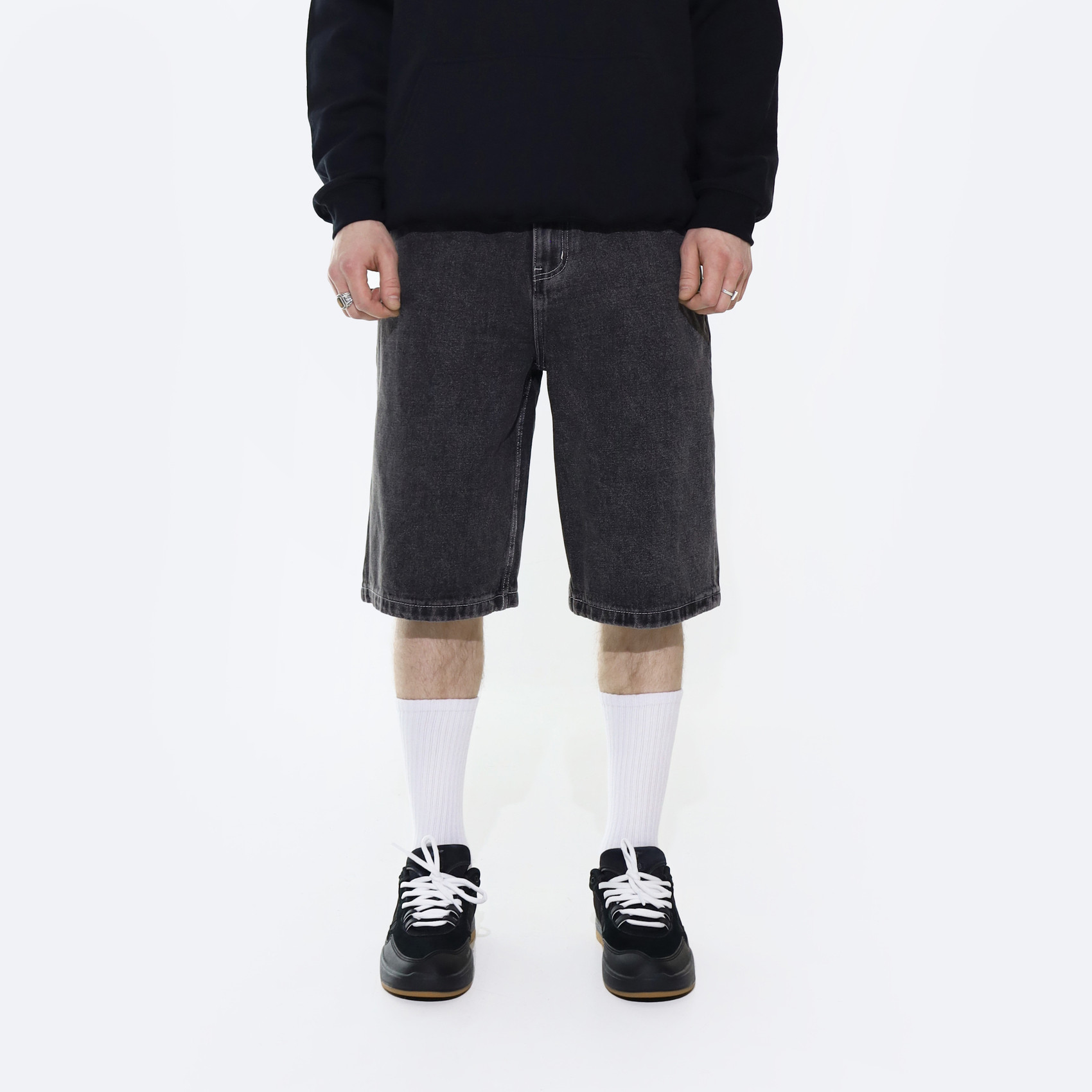 Шорты Magamaev Bigger M shorts (black washed) артикул: - купить в магазине Дайс
