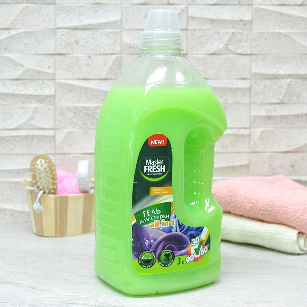 Гель для стирки ALL IN 1 3л Master FRESH