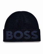 шапка lamichetto BOSS BLACK - темно-синий(50475939)