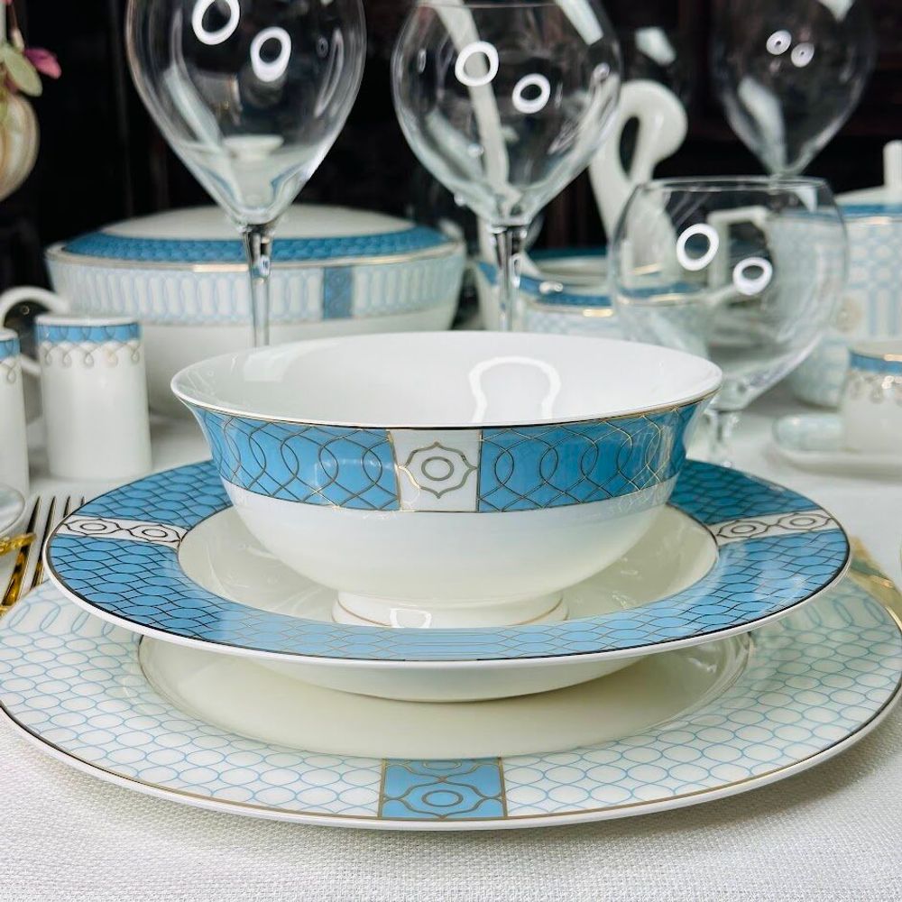 Lenardi 145-584 Набор из 6 салатников 15см ТИФФАНИ в под.уп.(х6)Костяной фарфор