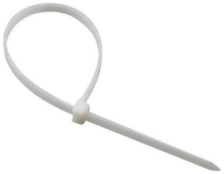 Пластиковый хомут АВТОСТОР НТ 5.0мм х 300мм / белый цвет (100шт. в упаковке)