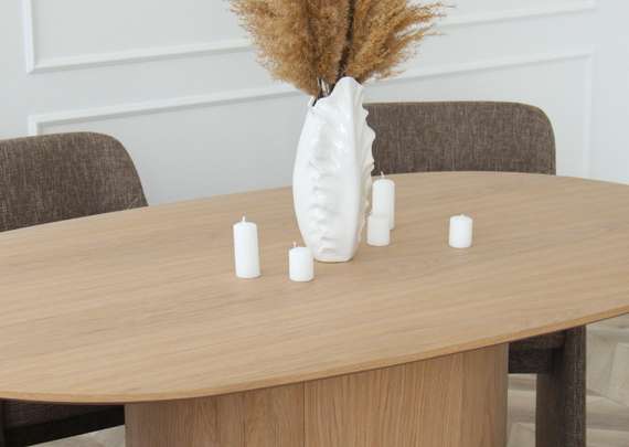 Стол обеденный Type овальный 140*85 см (натуральный дуб)