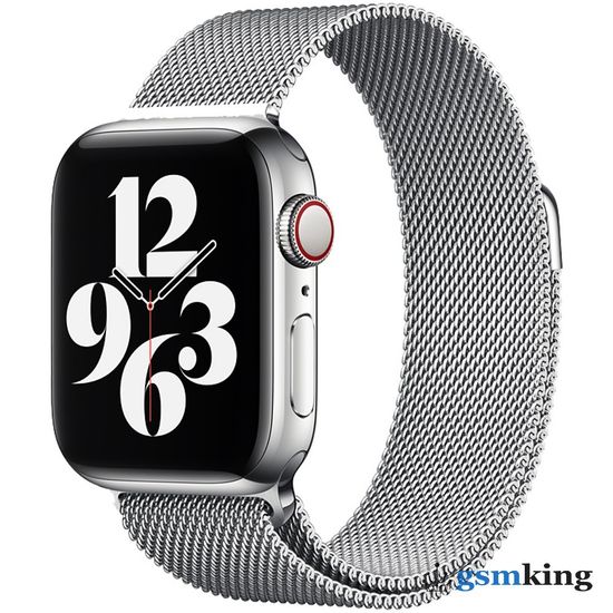 Apple Milanese Loop for Apple Watch 38|40|41mm Silver (Серебристый) ML753ZM/A