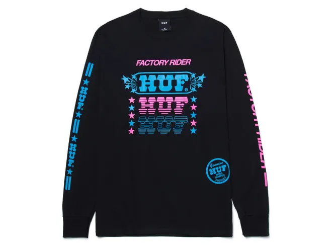 Футболка дл. рукав HUF FACTORY RIDER L/S TEE