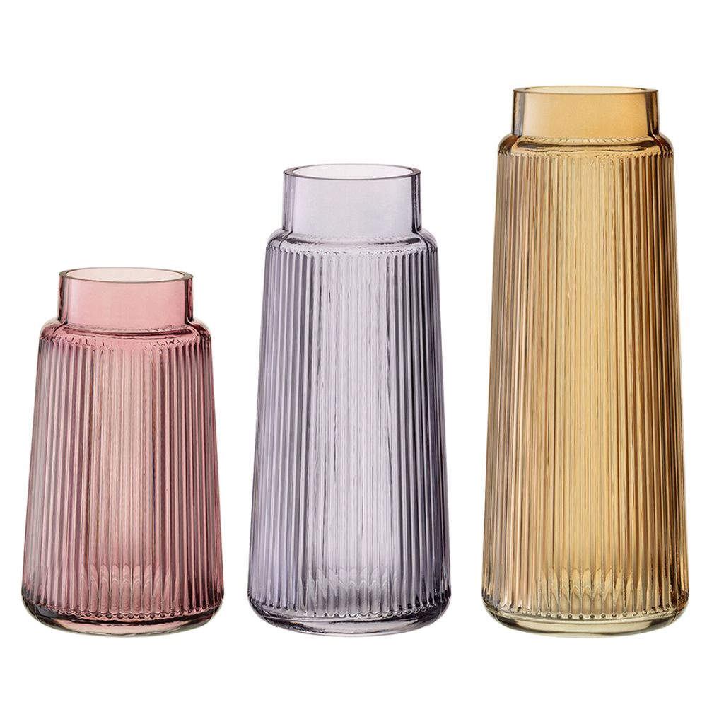 Ваза Noemi, 19 см, бордовая