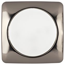 Светильник встраиваемый ЭРА KL71 BK /1 (к) под лампу GX53 черный металл термокольцо в комплекте