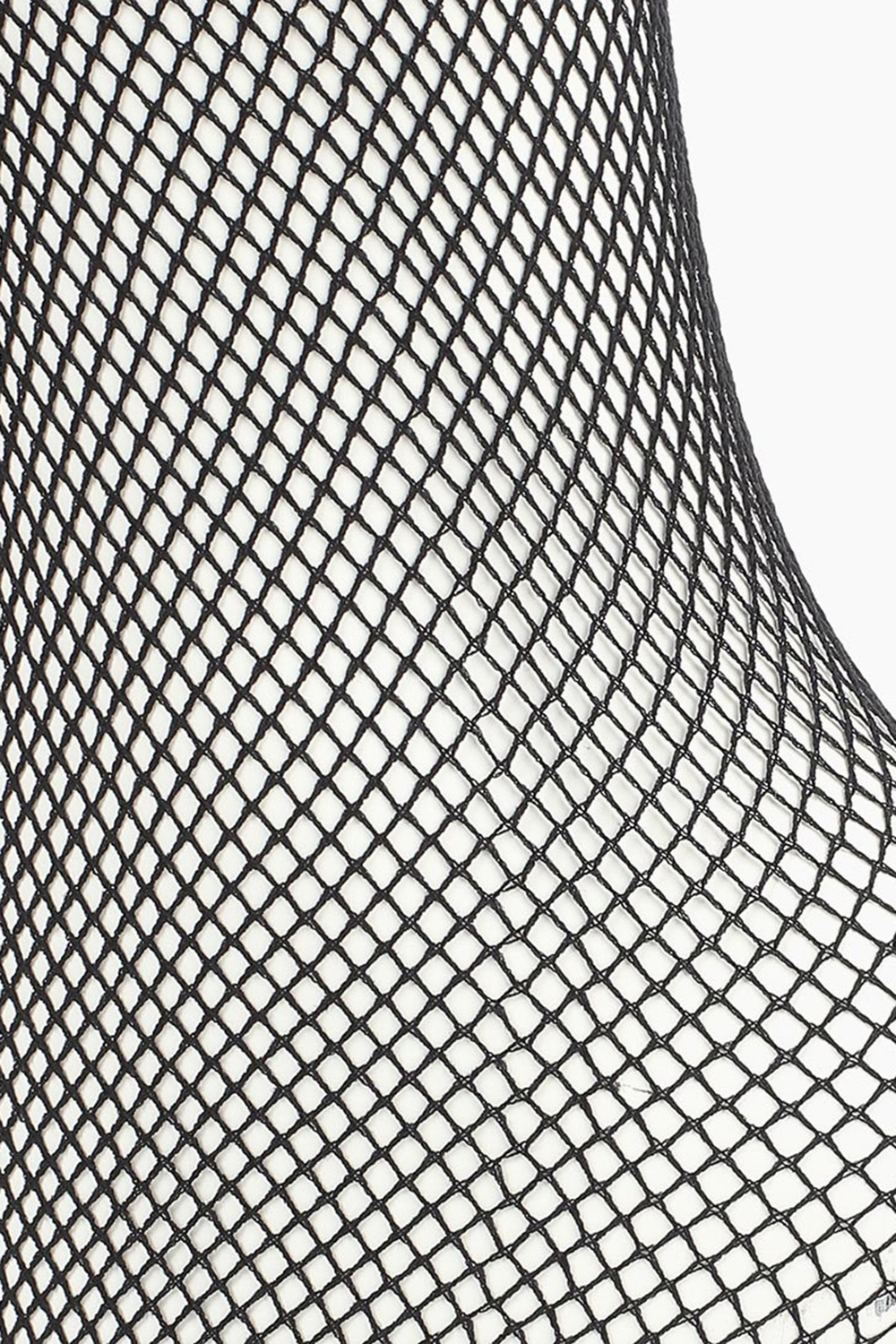 Чулки Le Frivole с красной кружевной резинкой черные S/M