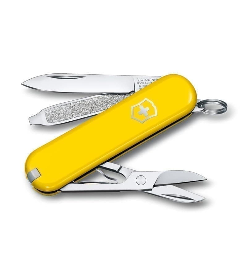 Нож-брелок VICTORINOX Classic SD Colors "Sunny Side", 58 мм, 7 функций, жёлтый