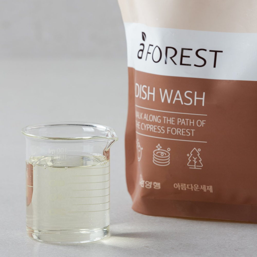 РЕФИЛ Средство для мытья посуды Beautiful Kitchen Detergent a Forest Refill 1000ml (Fragrance - CYPRESS)