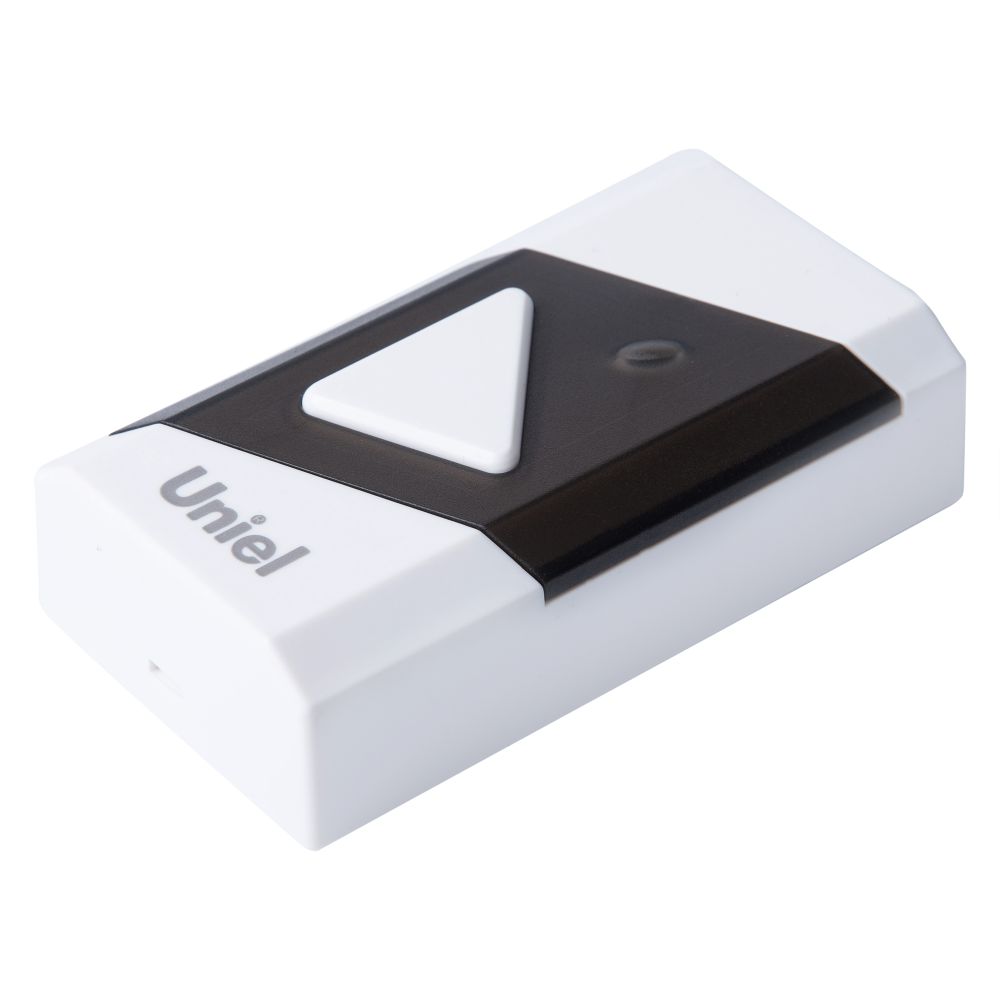 UDB-095W-R1T1-38S-BL-WH Звонок электронный. 220В. Радиус действия 150 м. Черный с белым. ТМ Uniel