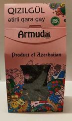 Armudu Azerbaijan tea Qızılgül ətirli qara çay 100 gr