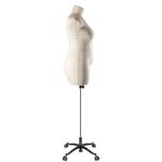 Манекен портновский Моника, комплект Стандарт, размер 52, цвет бежевый, в комплекте подставка «Милан» и чехол-накидка