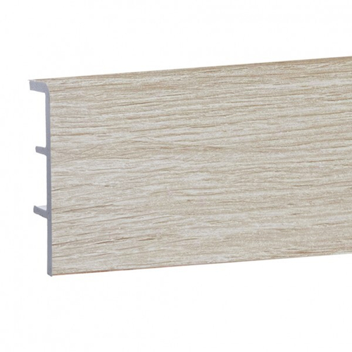 Плинтус дюрополимерный Rico Concept Дуб Рувиано серый 80022 80х20х2200 мм